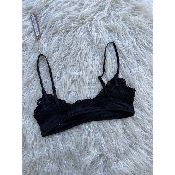 Skim Fits Everybody Lace Scoop Bralette Onyx Size Small - Picture 5 of 6